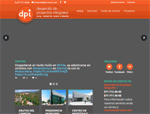 Tablet Screenshot of dpi-mexico.com